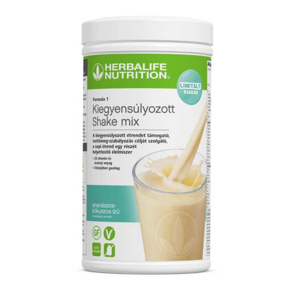 Formula 1 Limitált kiadás Fehérje Shake Ananászos-kókuszos 550 g
